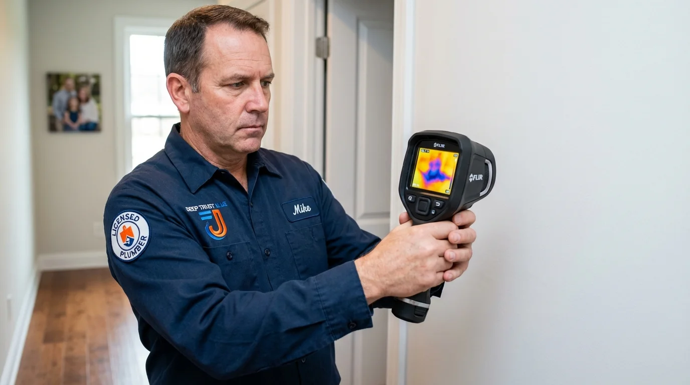 Thermal imaging leak detection by Johns Plumbing LLC in Beulaville